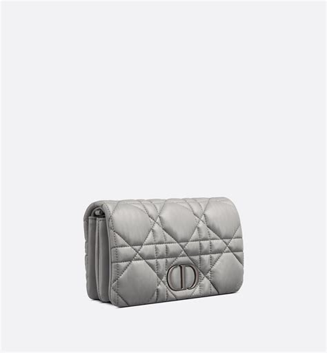 dior caro macrocannage pouch.